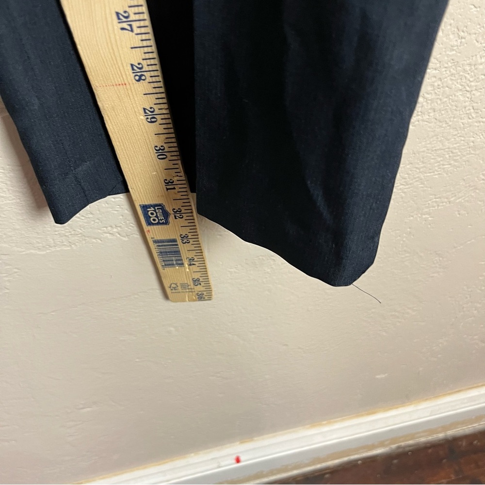 5/$30 Haggar clothing men tailored fit men‎ navy blue pants size 38X32 - Picture 9 of 15